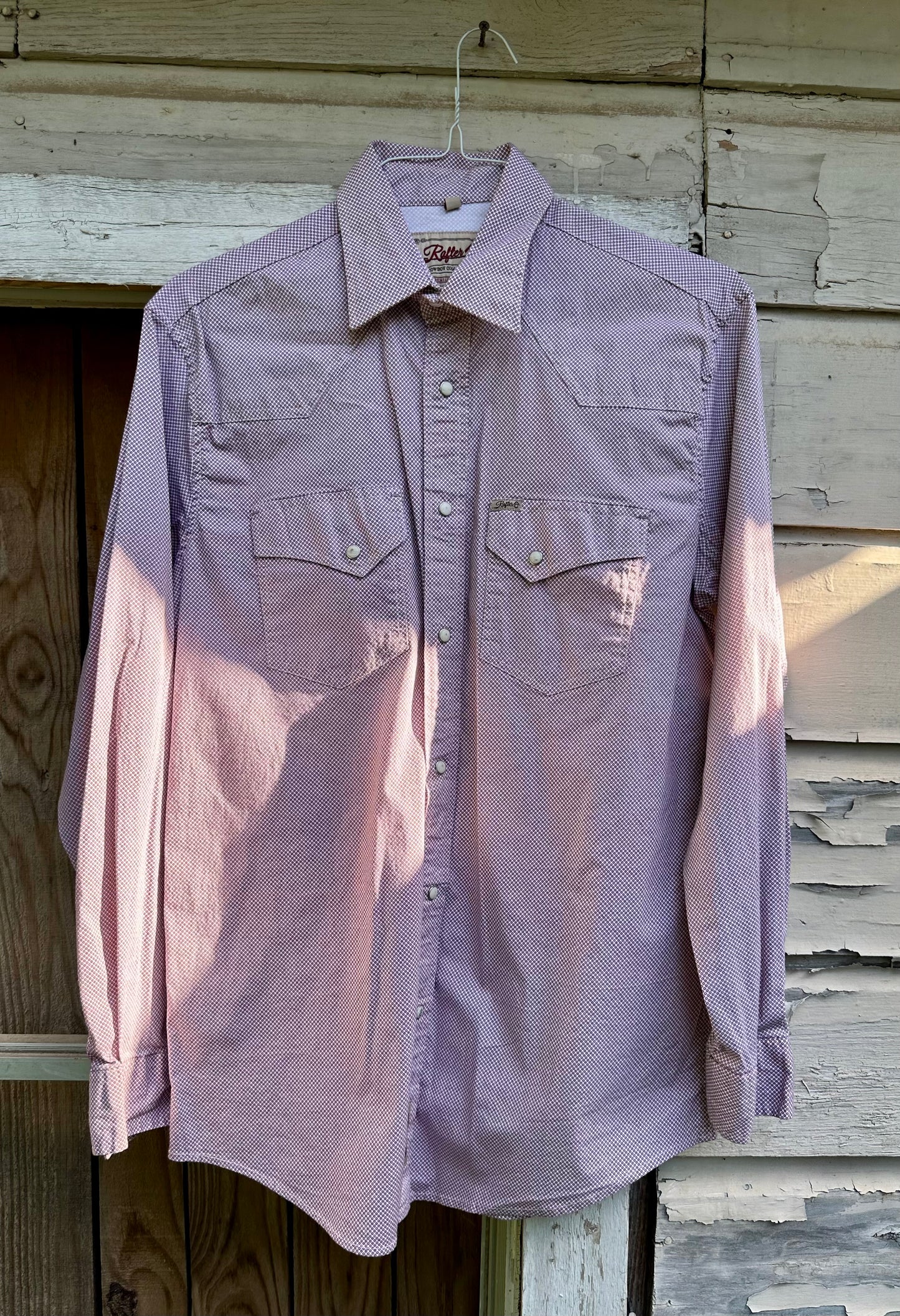 Dress Button Up Long Sleeve, Size Medium