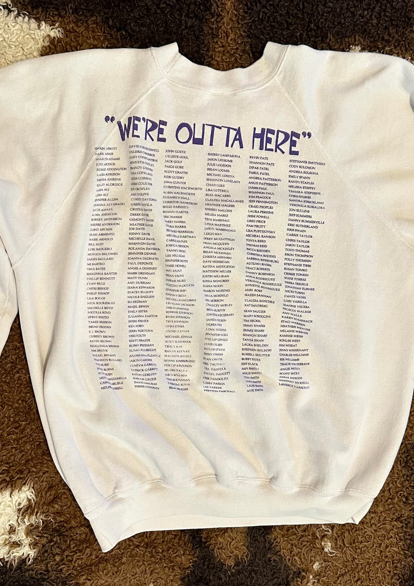 Crowley Class of 1991 Sweatshirt, Size XL