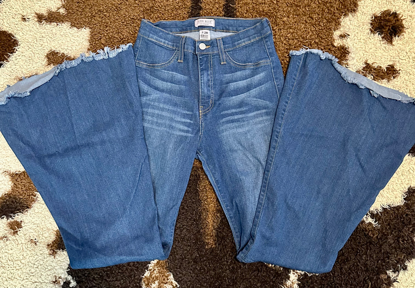 Judy Blue High Rise Flair Jeans, Size 7/28