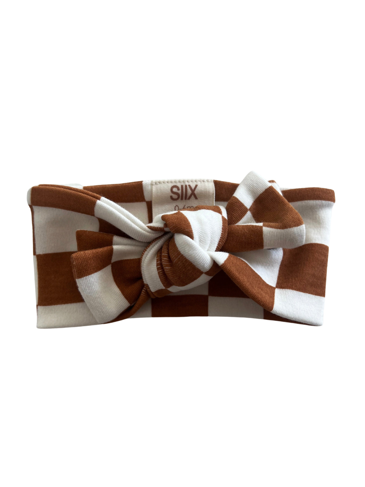 Stracciatella Checkerboard / Organic Bow (Baby - Kids): ONE SIZE