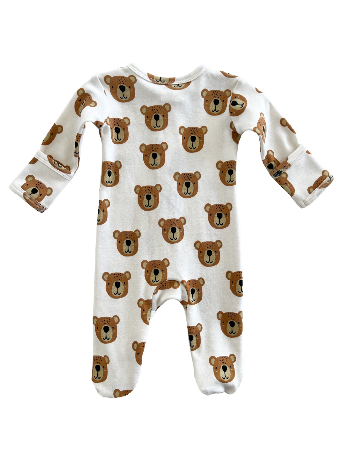 Baby Bear / Organic Zip Footie (Baby - Kids): 6-9M
