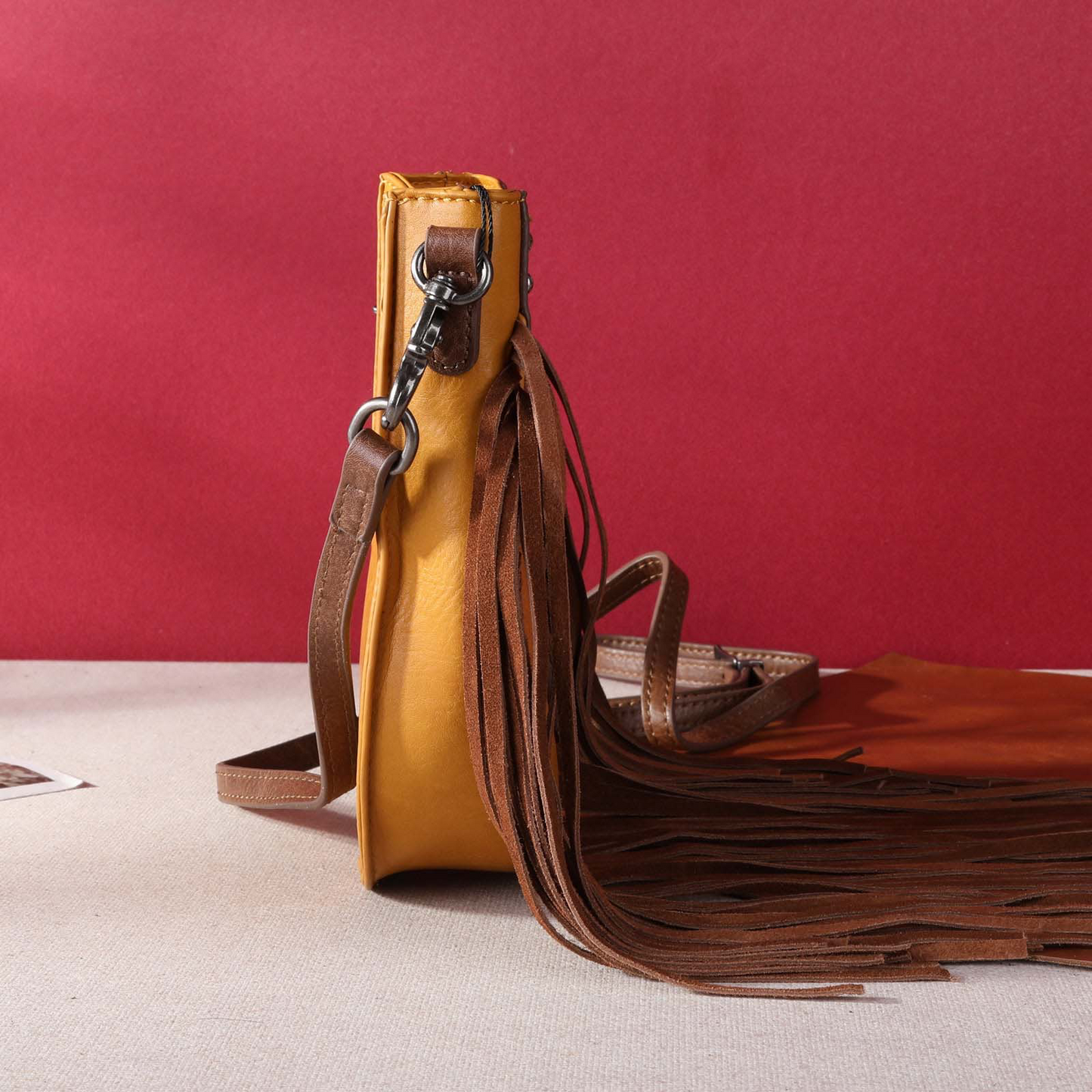 Montana West Fringe Concho Crossbody