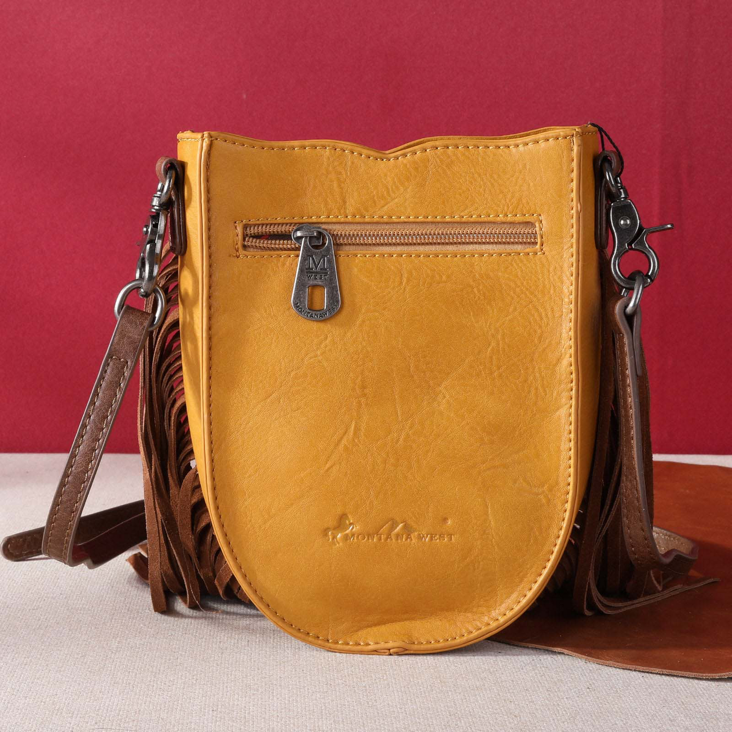 Montana West Fringe Concho Crossbody
