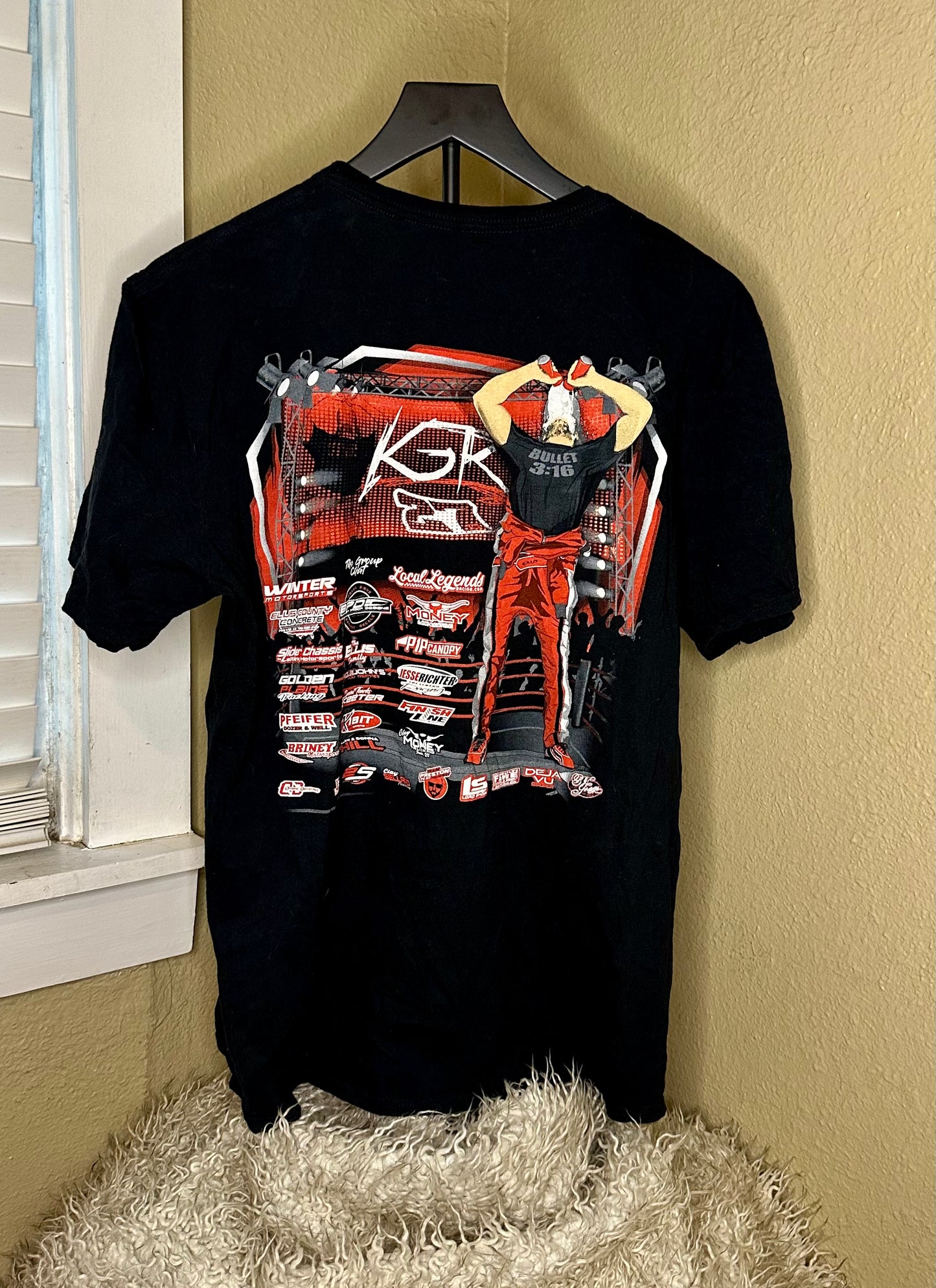 Vintage KGR Racing T-Shirt, Size Large