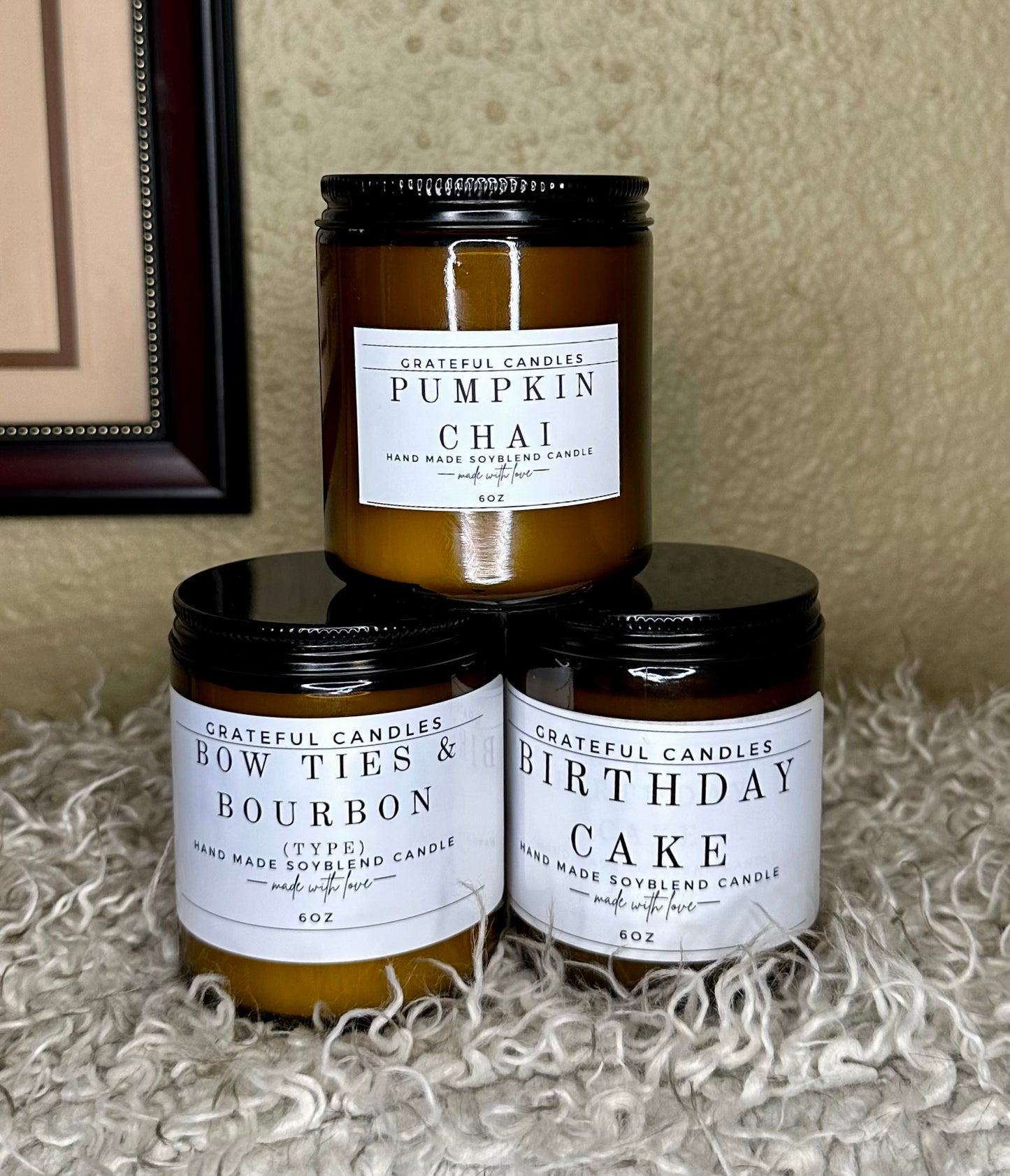 Grateful Candles Soy Blend Candles