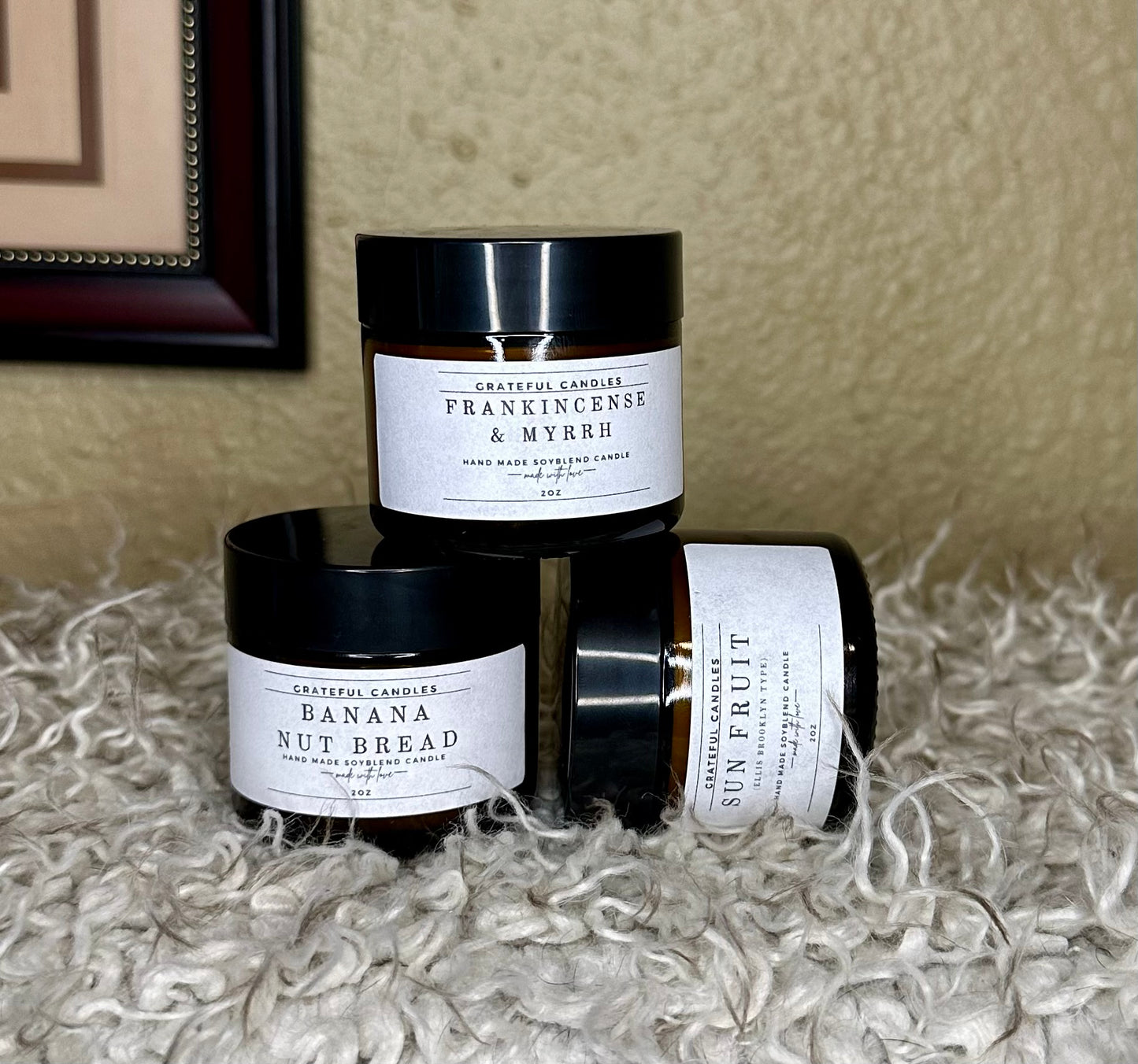 Grateful Candles Soy Blend Candles