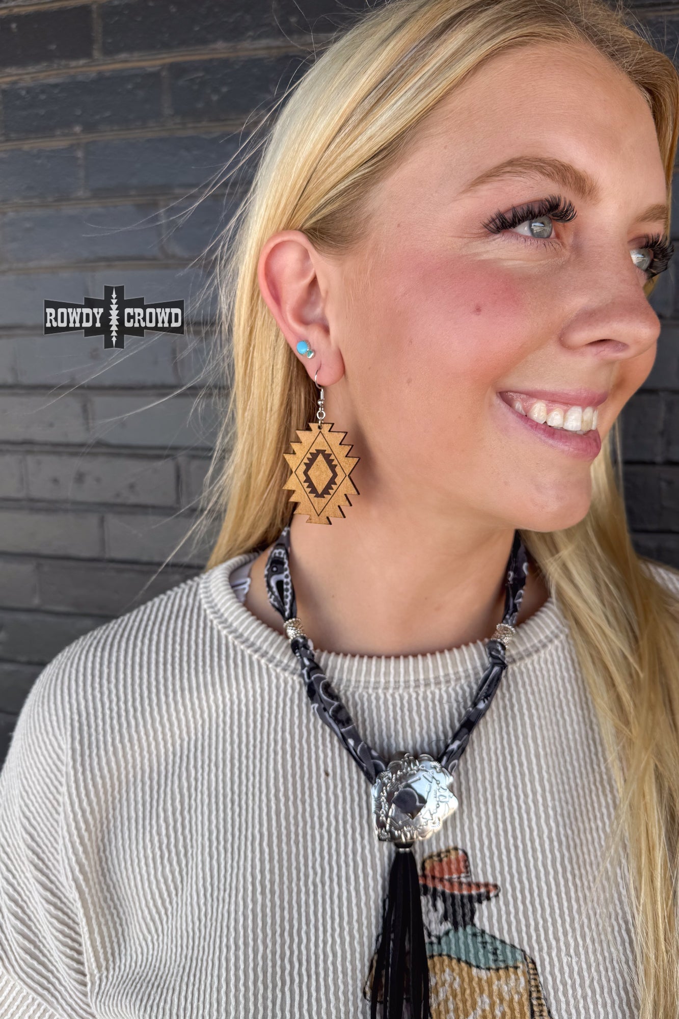 Aztec Cowgirl Earrings