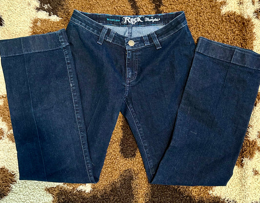 Rock 47 by Wrangler Wide Leg Jeans, Size 27X32