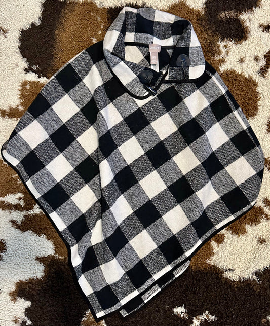 Plaid Shawl, One Size