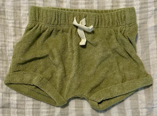 Green Shorts, Size Newborn