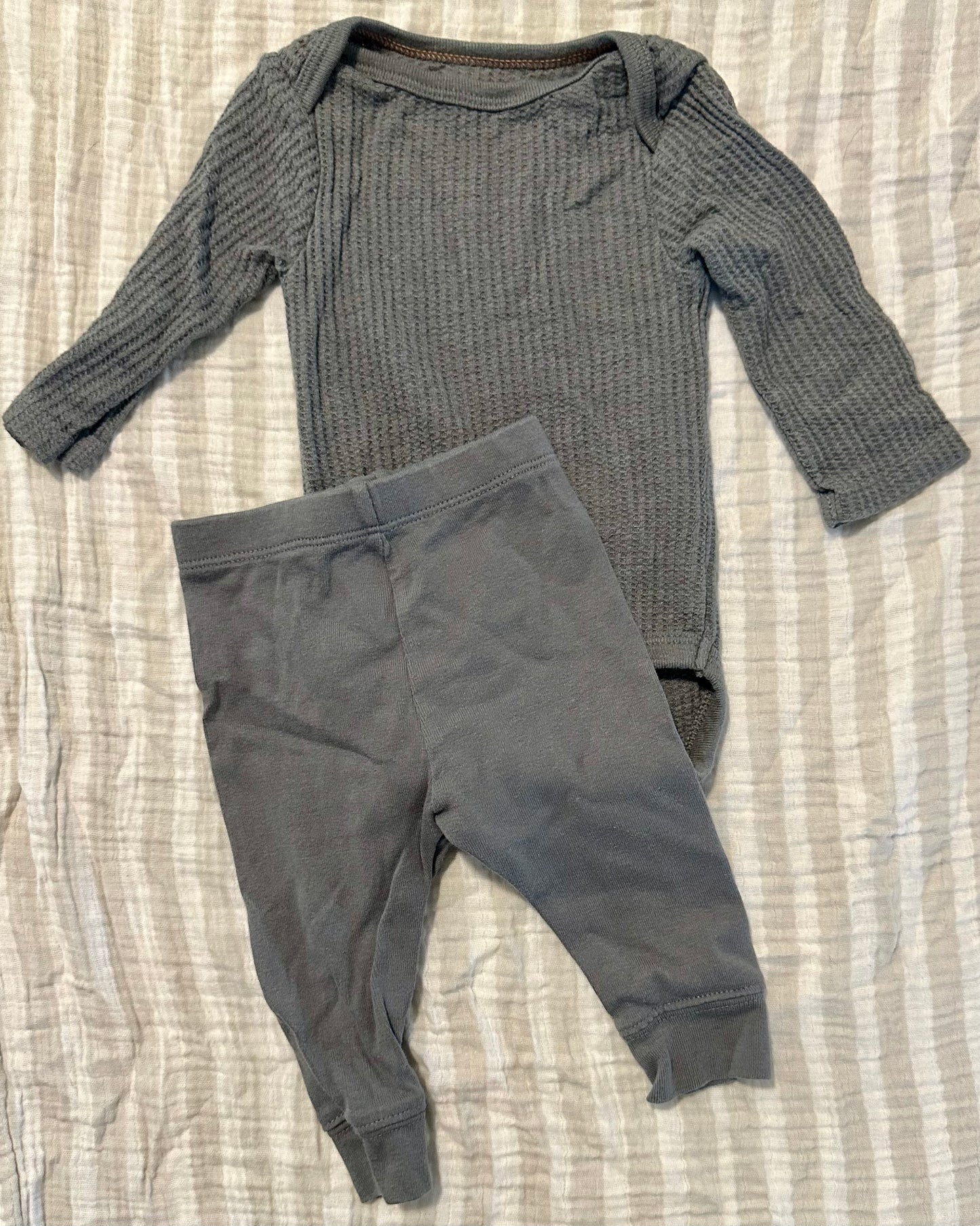 Grey Cloud Island Set, Size 0-3 Months